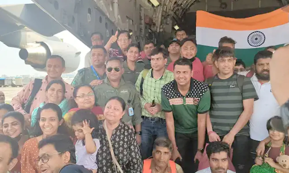246 Indians who evacuated from Sudan Reached India