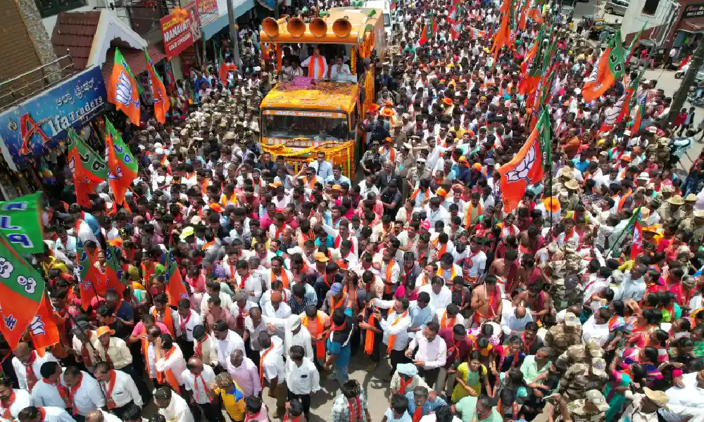 Amit Shah roadshow in Madikeri cut short Karnataka Election 2023 updates