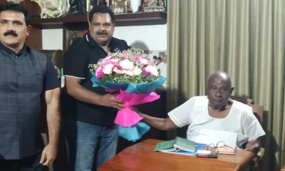 Congress Rebel Leader Anil Lad Meets HD Devegowda In Bengaluru