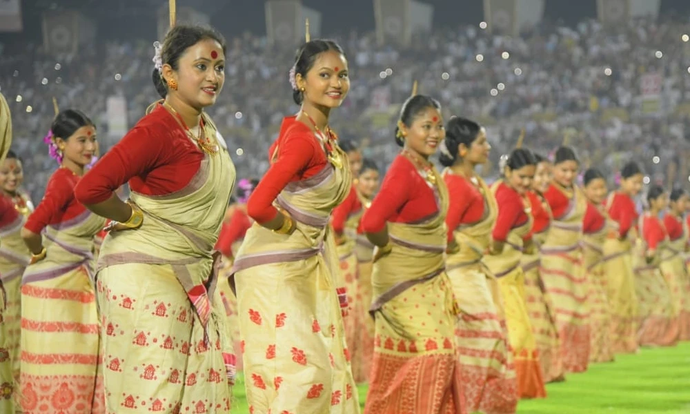 Bihu Performance In Assam Created A New Guinness World Record, Modi participates in programme