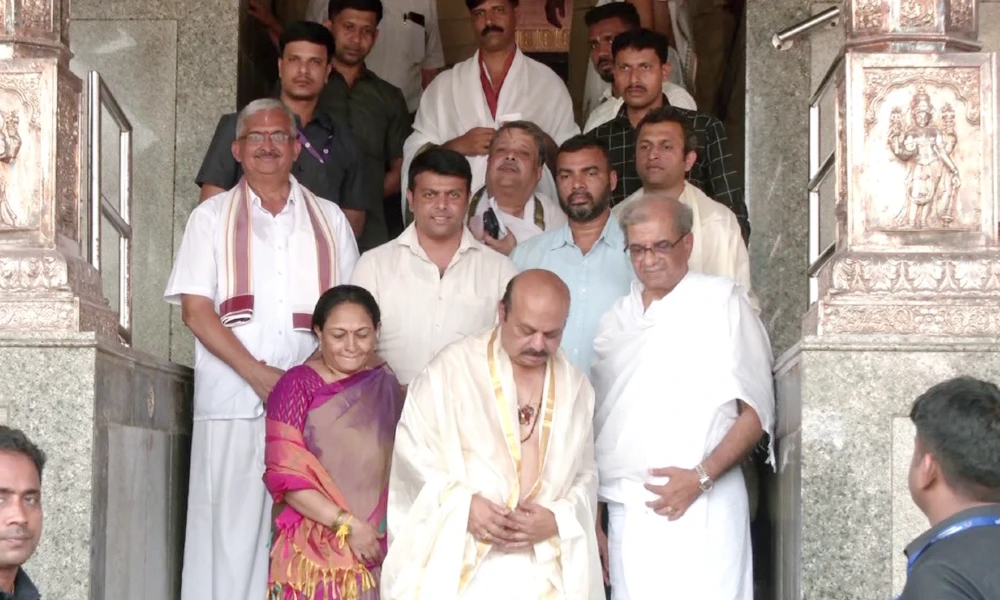 CM Basavaraj Bommai visits various temples including Dharmasthala, Kukke Shree Subrahmanya