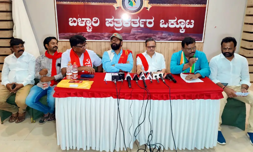 Karnataka election 2023 BJP must be defeated for survival of constitution CPI secretary Sati Sundaresh
