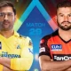 Chennai Super Kings vs Sunrisers Hyderabad
