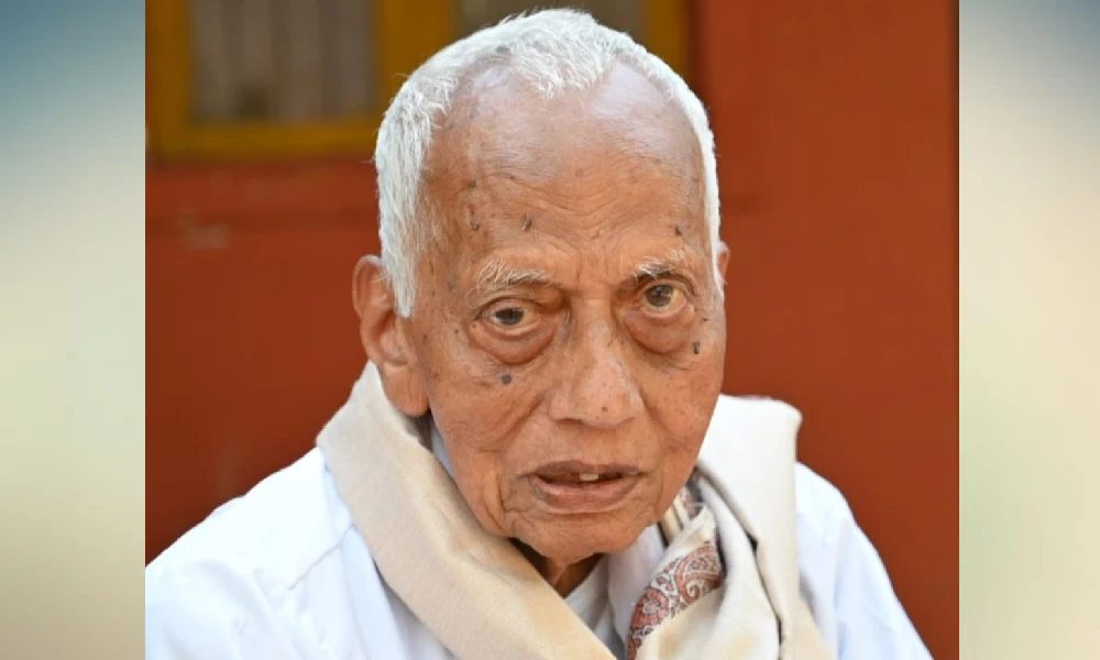 Banavasi retired teacher Da.Ra.Bhatt is no more