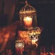Decorated lanterns to celebrate the festive season