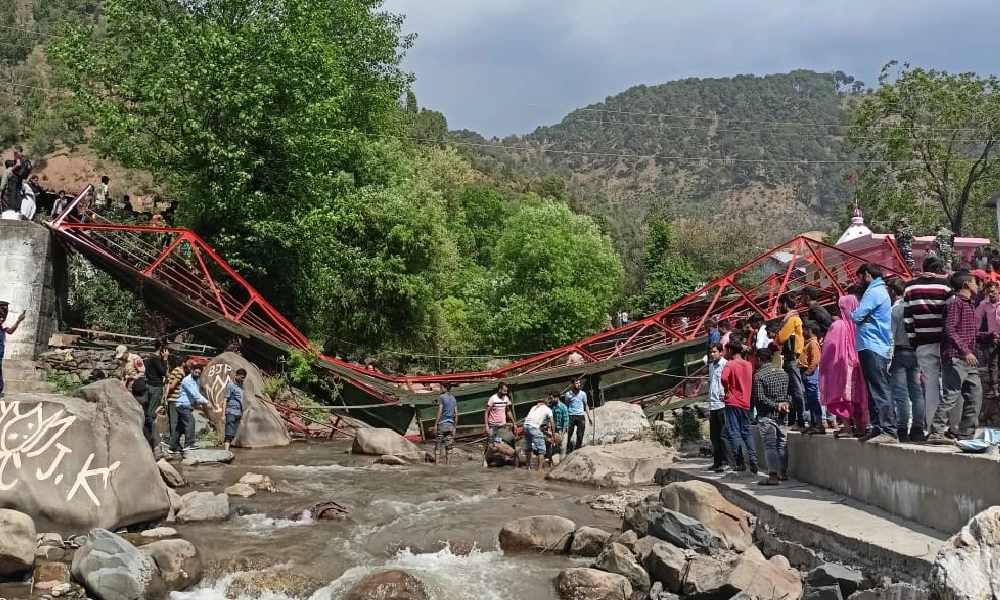 80 Injured In Footbridge Collapse During Baisakhi Celebrations In Jammu Kashmir