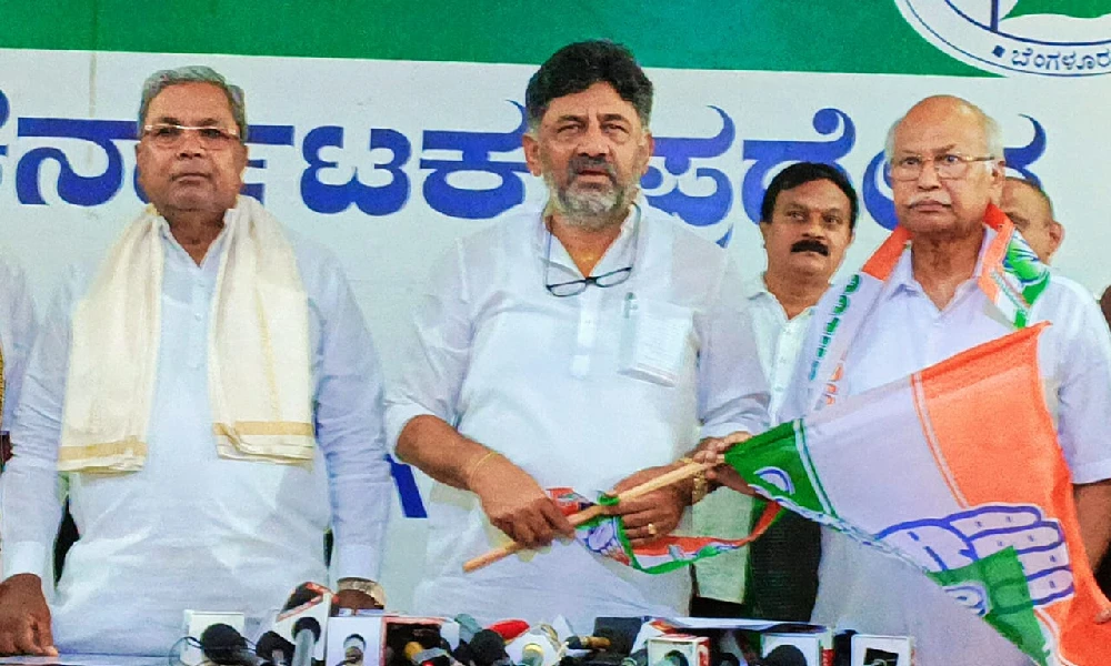Other party leaders joining karnataka congress like rivers says DK Shivakumar