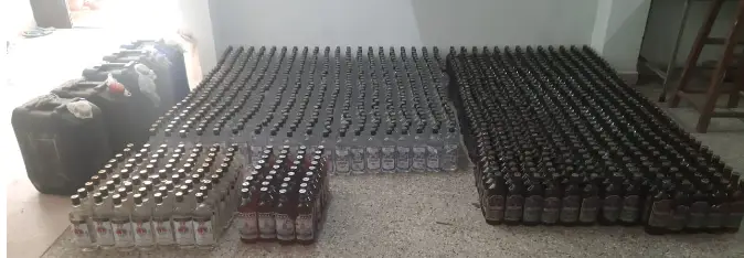 illicit Liquor seized at Karwar