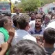 People's displeasure against MLA Harsh Vardhan who came to the village after five years