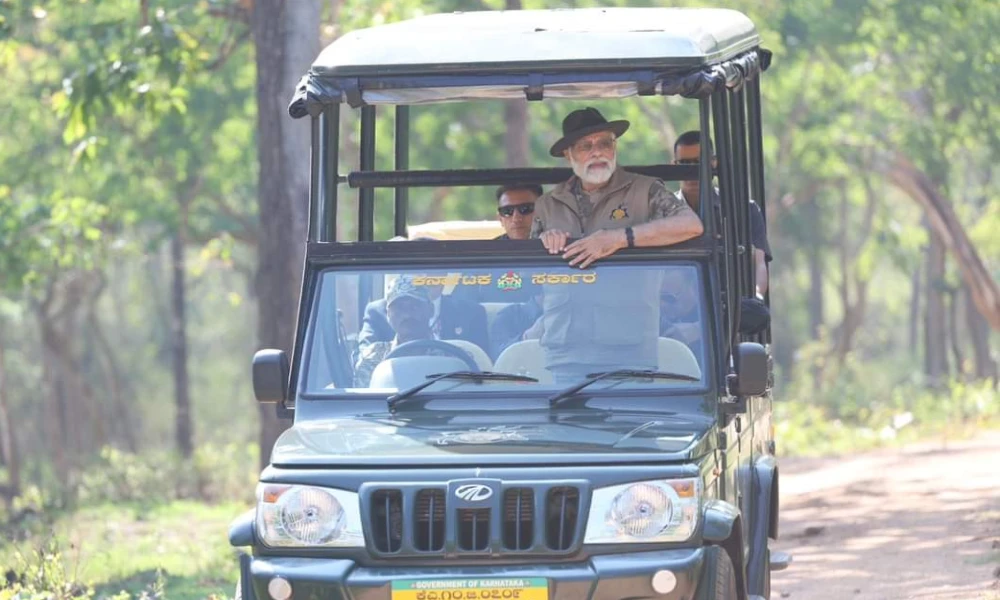 Modi In Karnataka bandipur jeep safari Driver Reaction about PM Modi