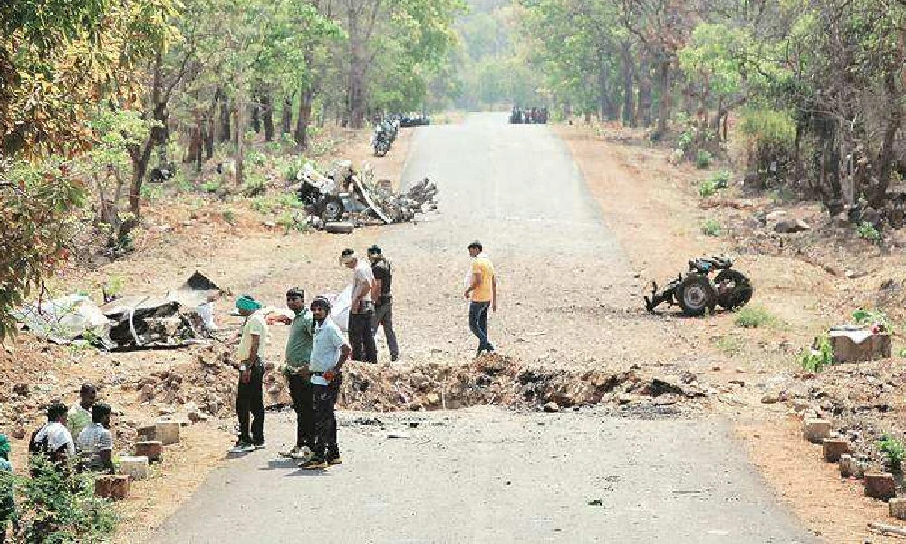 Naxal Attack In Chhattisgarh 11 Jawans Killed