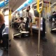 Man Takes Bath Inside Subway Train in Newyork City