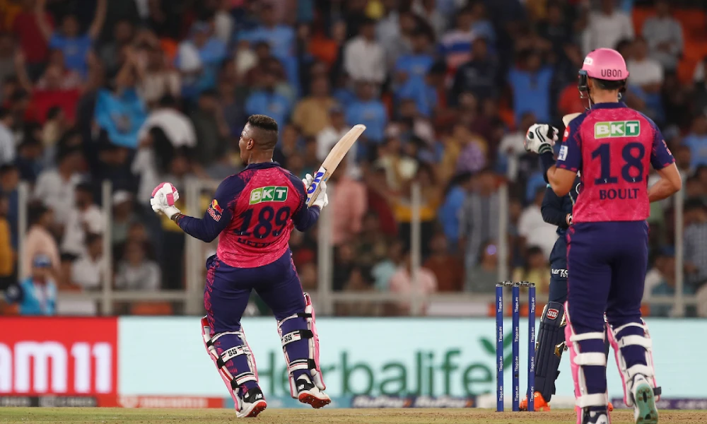 Sanju, Shimron's brilliant batting, 3 wicket victory for Rajasthan team against Gujarat
