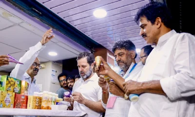 Nandini Is Karnataka's Pride, Says Rahul Gandhi after having ice cream