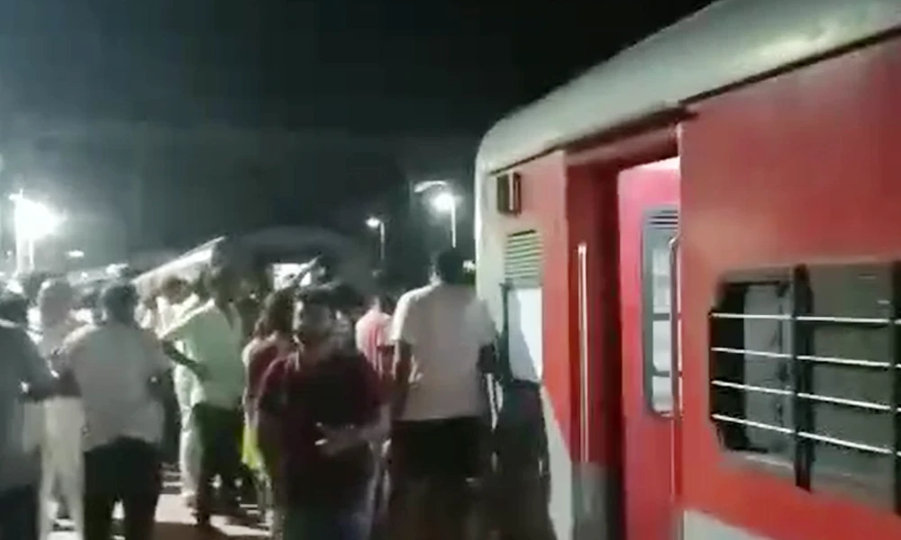 Coaches detached from a moving train, averted mishap in Ramanagara