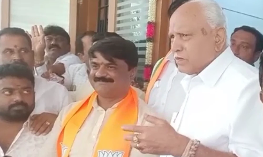 bjp karnataka leader bsy calls workers to make thammesh gowda won in byatarayanapura
