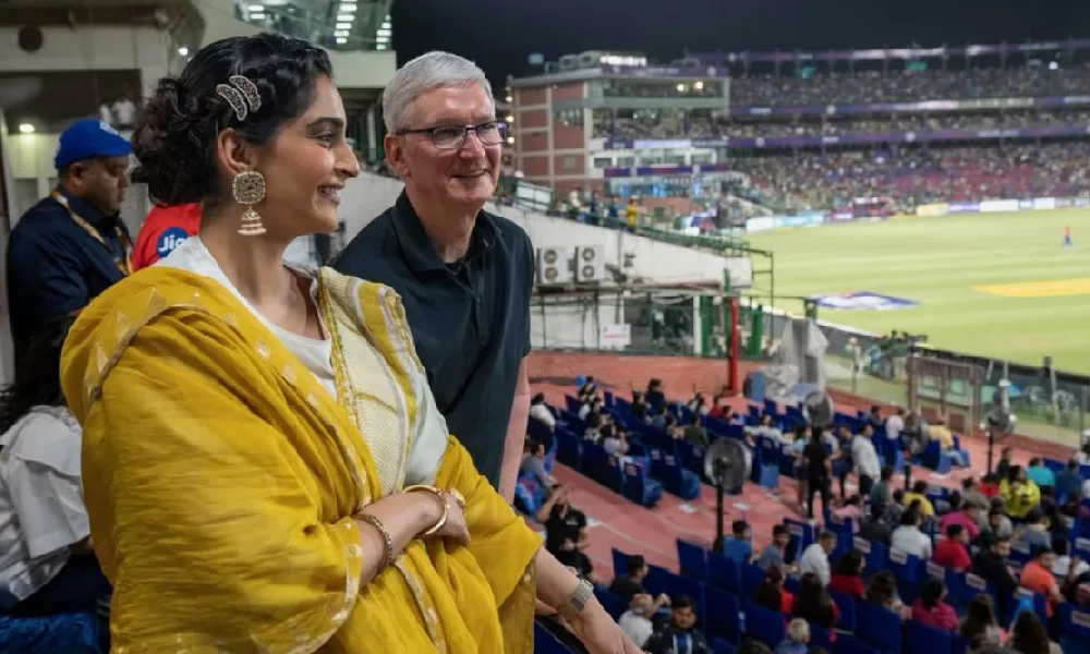 IPL 2023: Apple CEO Tim Cook watched the match against Delhi-KKR