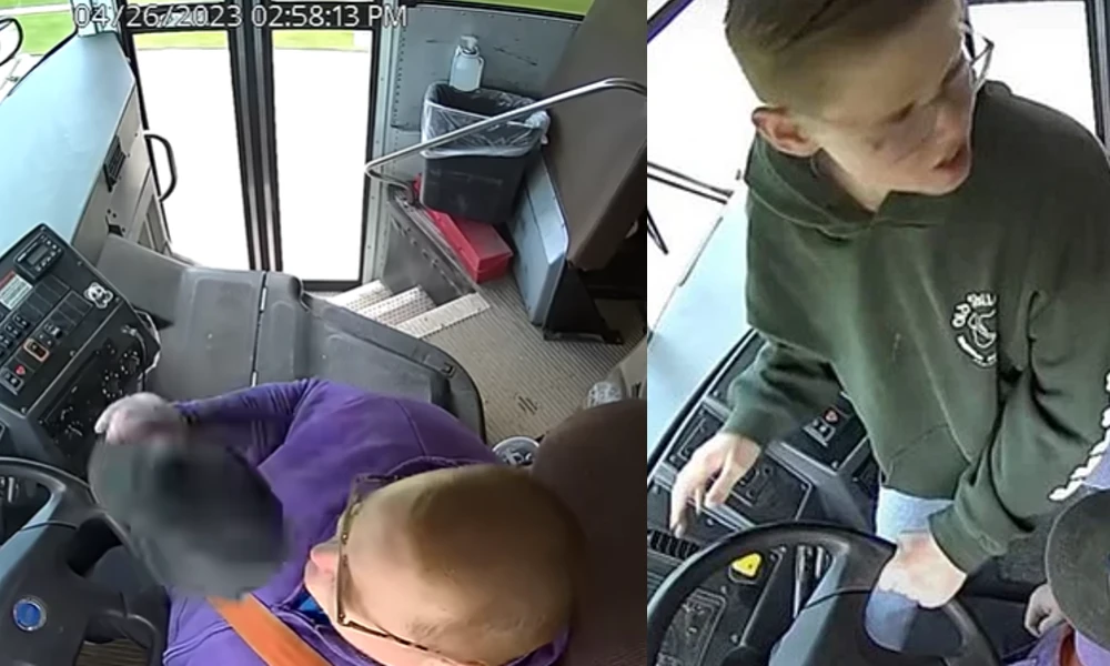 Class 7 Student Saves Students life After School bus Driver fells Unconscious