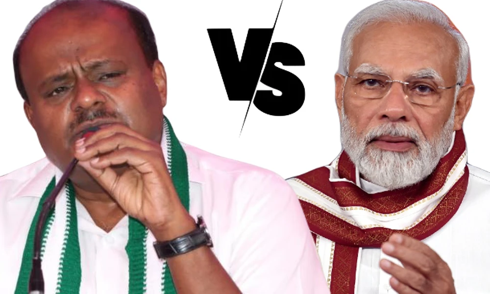 BJP wont make Lingayats CM I am the B team of Kannadigas HD kumaraswamy hits back to PM Modi Karnataka Election updates