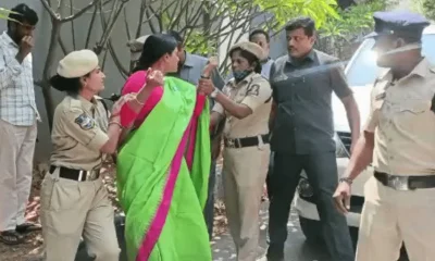YS Sharmila slap to lady constable and get arrested