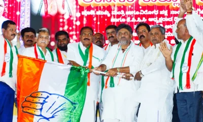 K M Shivalingegowda quits JDS to join Congress in arsikere
