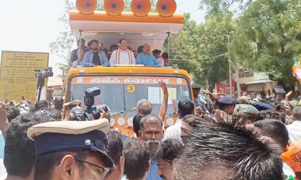CM Basavaraj Bommai holds roadshow in Shiggaon Sudeep entry into the campaign Karnataka Election 2023 updates