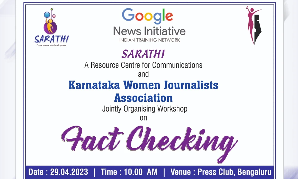 Fact Check-Fake News Detection Workshop to be held in Bengaluru on April 29