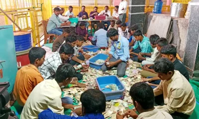 Vijayanagara News 73 lakh rupees collected in Uchchengemmadevi Hundi