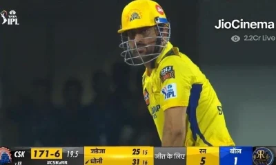 Do you know how many people were waiting for Dhoni to hit a six?