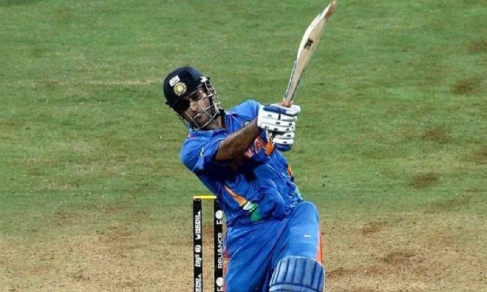 MS Dhoni: Dhoni's name for the seat that hit the winning six in the ODI World Cup final