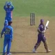 Mumbai bowler Hrithik and Nitish Rana fought on the field