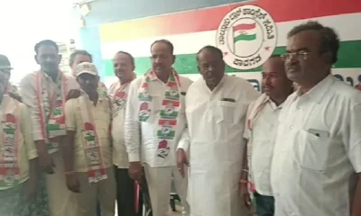 bjp, jds leader joined congress party