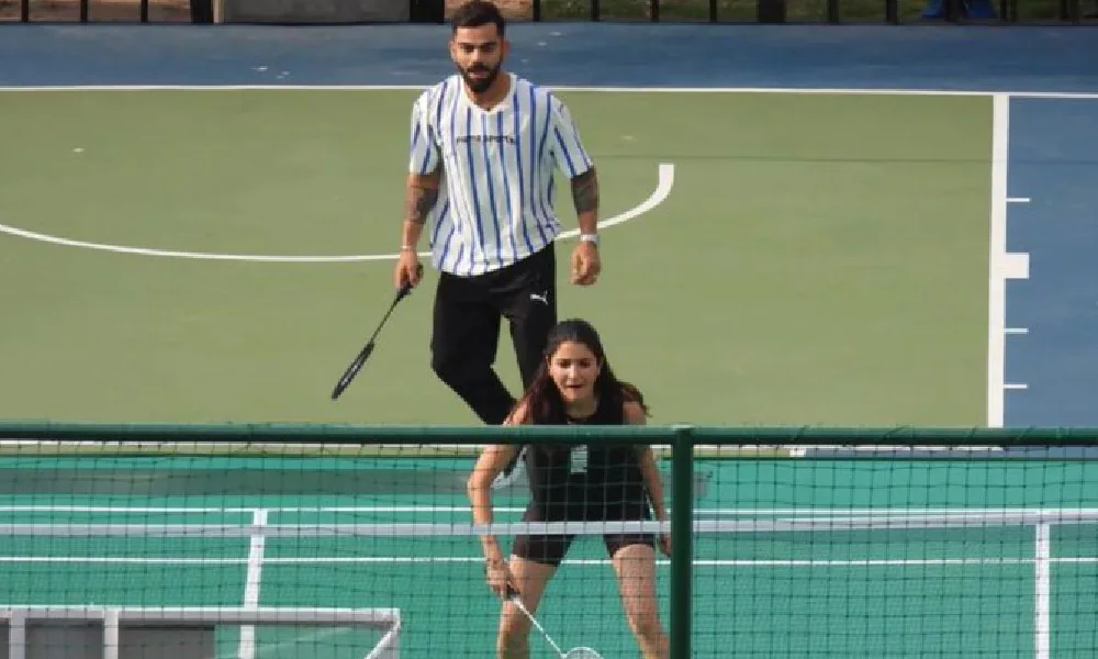 Virushka: Fitness Awareness; Virushka couple played badminton in Bangalore
