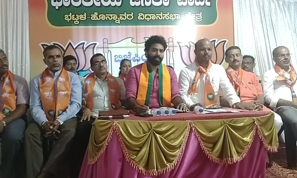 Shyam Raj says bjp party will win in bhatkal