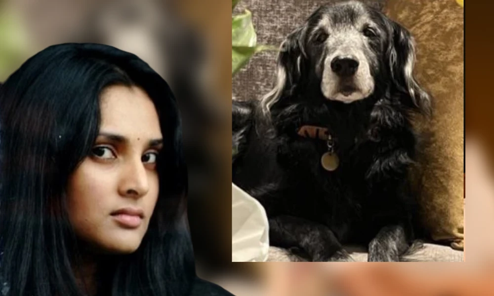 Actress Ramya Dog Champ No more
