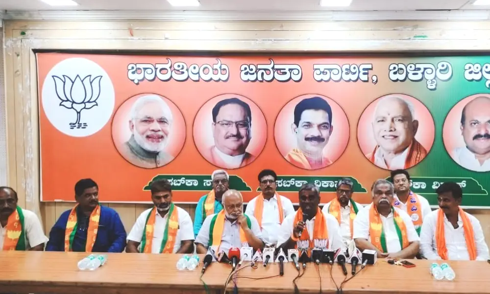 Karnataka election 2023 Politics of intimidation by ex minister Janardhana Reddy MLA Somasekhara Reddy alleges