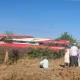 road accident bus overturns and 15 passengers going to election duty injured