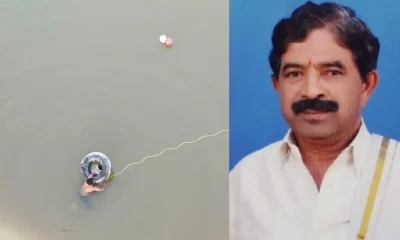 Man jumps into kumaradhara river tying balloons