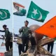 Muslim flag hoisted in Samshuddin circle in Bhatkal