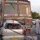 Car accident in koppal