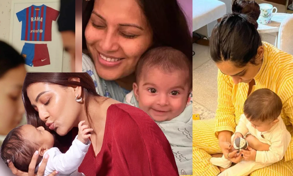 Celebs celebrating their first Mother's Day