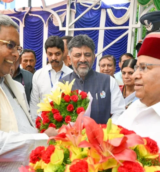 DK Shivakumar siddaramaiah in rajbhavan with governor