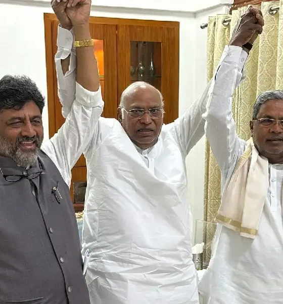 Karnataka CM siddaramaiah and dk shivakumar agreed work together