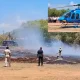 fire at helipad : dk-shivakumar survives one more helicopter incident