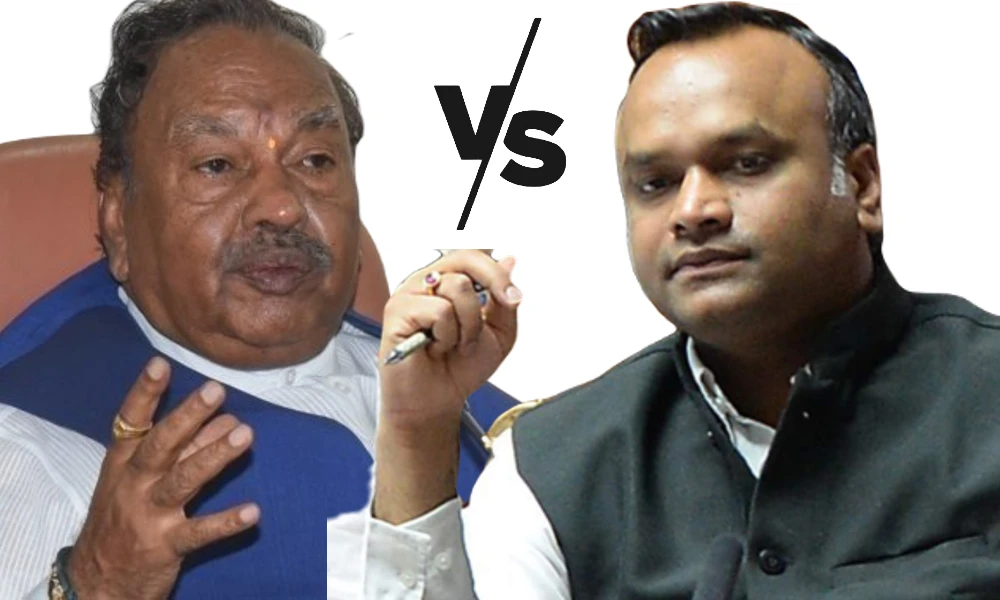 Eshwarappa compares Priyank Kharge to a cockroach Karnataka Election 2023 updates