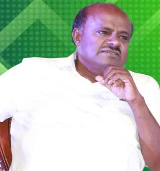 HD Kumaraswamy in JDS Meeting