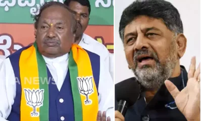 Eshwarappa Asks DK Shivkumar to change his name as KD Shivkumar