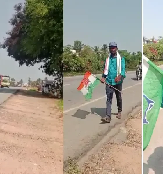 karnataka-cm: Siddaramaiah fans reach Bangalore from davanagere by walk