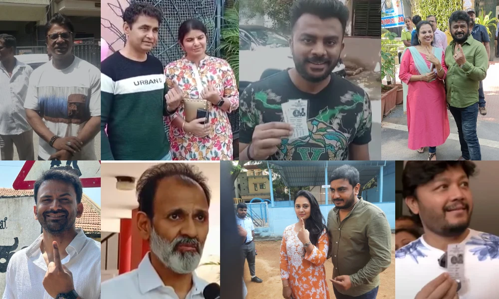 Karnataka Election 2023 celebrities cast their vote