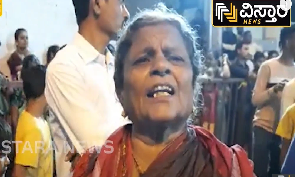 Kiccha Sudeep has not come Here we wont vote BJP Elderly Woman Says In Bagalkot
